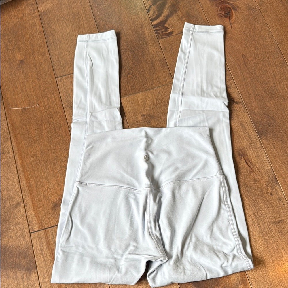 lululemon athletica double lined Light Blue Leggings